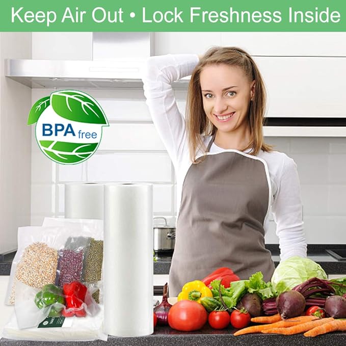 O2frepak 200 Quart Size 8" x 12" 4mil Thick Vacuum Sealer Bags - Image 4