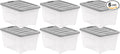Amazon Basics Plastic Storage Containers by AmazonBasics