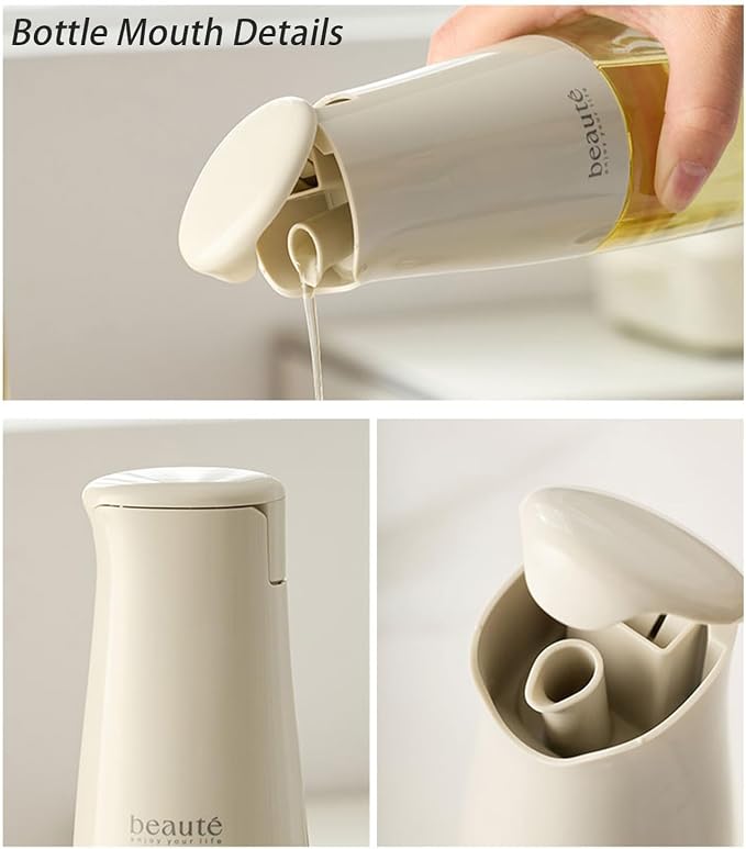 17oz Oil Dispenser for Kitchen, Auto Flip、Non-Drip、Leak Proof, Oil Bottles for - Image 2