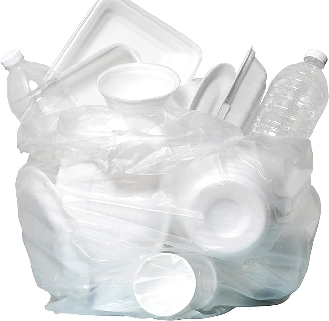 Aluf Plastics High Density Trash Bags, 12-16 Gallon, 16 Micron, - Image 4