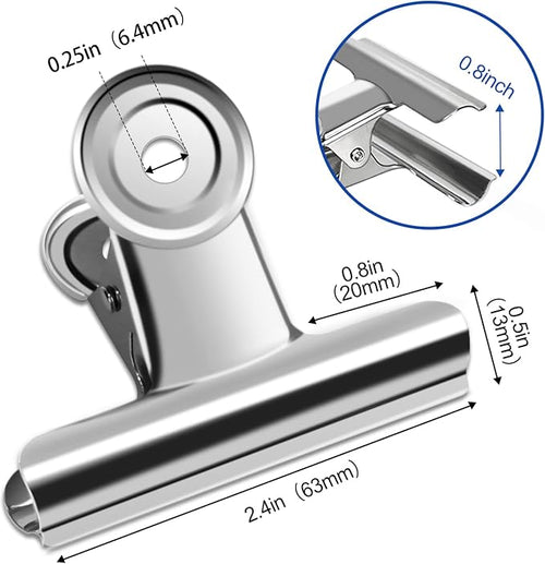 10 Pack Large Metal Hinge Clips - Image 2