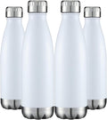HASLE OUTFITTERS 17oz Stainless Steel Water Bottles Bulk, Vacuum Insulated by HASLEOUTFITTERS