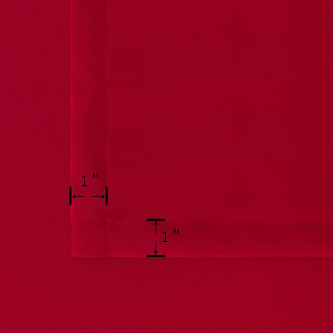 BGment Red Blackout Curtains 40 Inches Length - Image 7