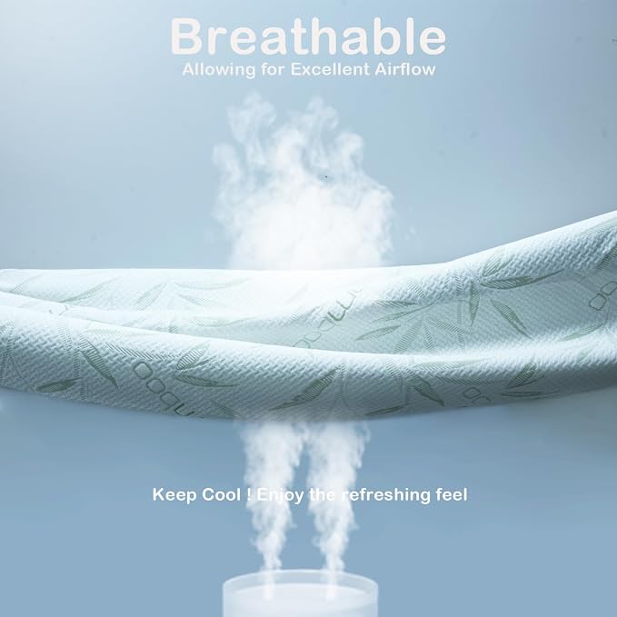 California King Mattress Protector Waterproof Mattress Pad Washable Bamboo - Image 4