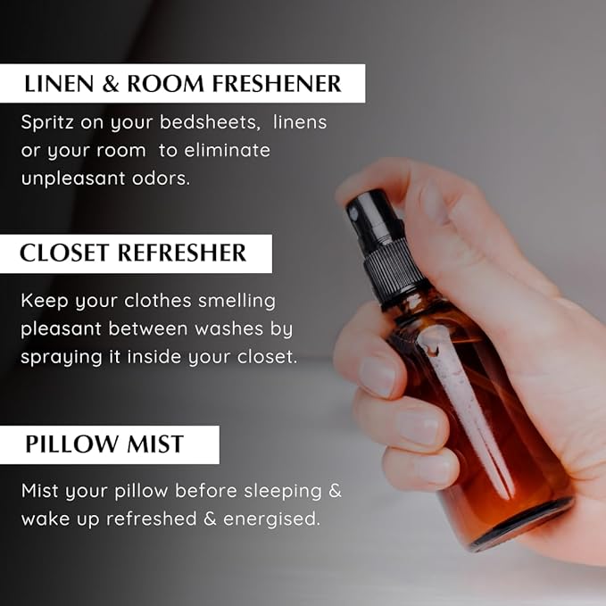 Coconut Room, Linen & Pillow Spray by Aromafume | 100ml/3.38 fl oz | - Image 5