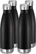 VEGOND 17oz Stainless Steel Water Bottles Bulk, Reusable Metal Sports Water by VEGOND