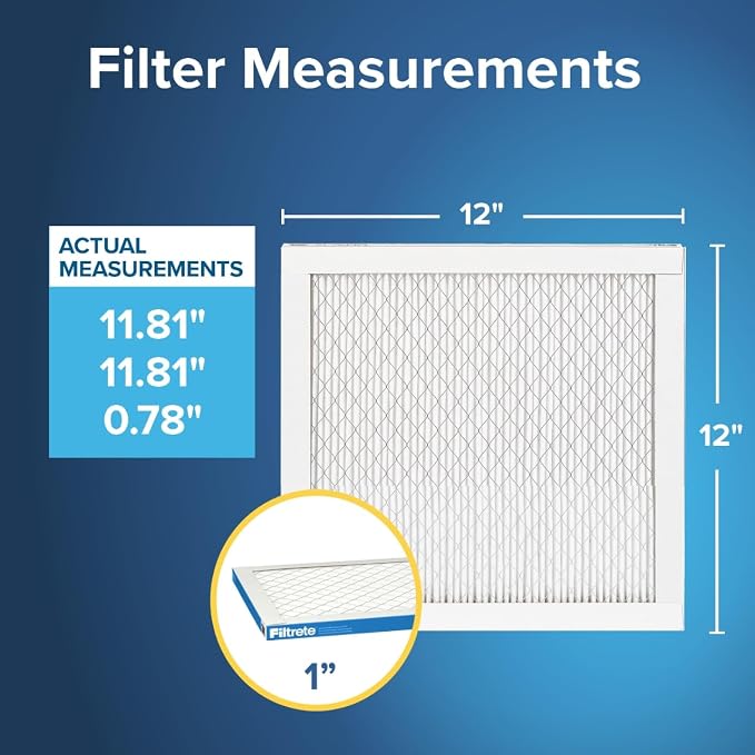 Filtrete 12x12x1 AC Furnace Air Filter, MERV 13, MPR 1900, Premium Allergen - Image 3