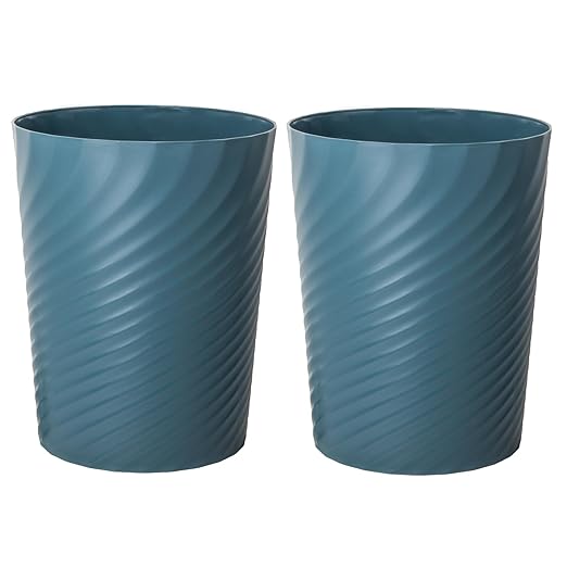 UUJOLY Plastic Small Trash Can Wastebasket, Garbage Container Basket by UUJOLY