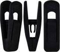 Black Velvet Hangers Clips 20 PCS, Non-Slip Velvet Clips by TOFIIGREM