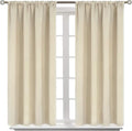 BGment Beige Blackout Curtains for Short Window by BGment