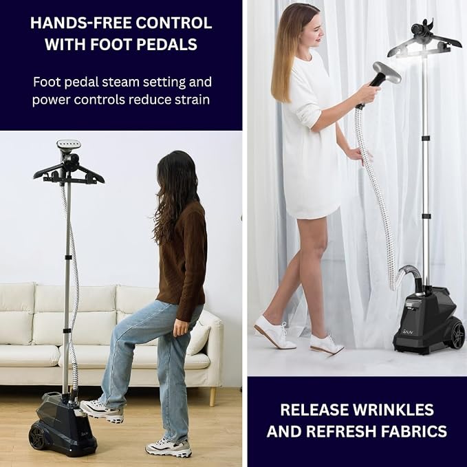 SALAV Heavy Duty Commercial Full-Size Garment Steamer - Image 5