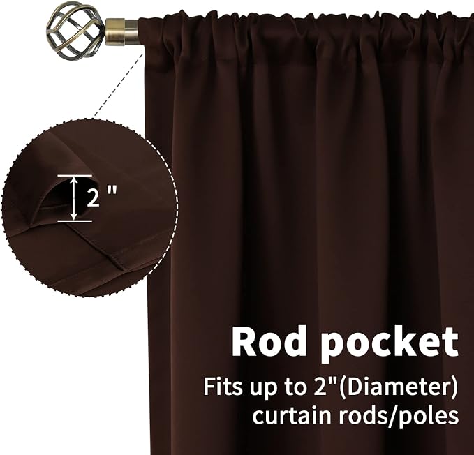 BGment Short Blackout Curtains 40 Inches Length - Image 6