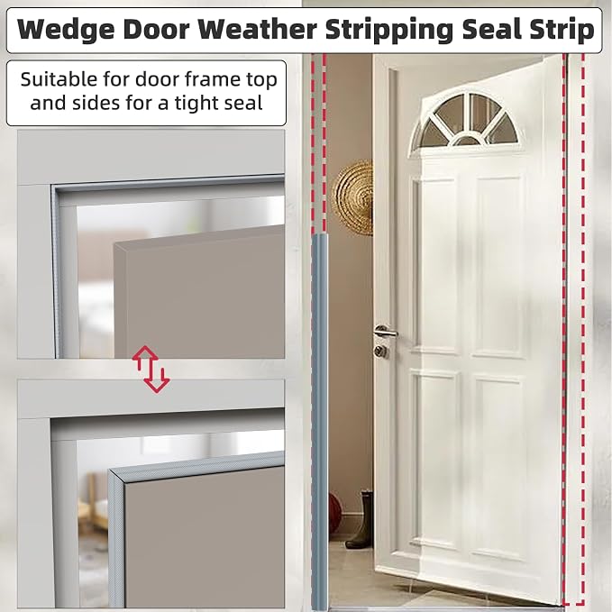 9.8 Ft Weather Stripping Seal Strip - Image 4