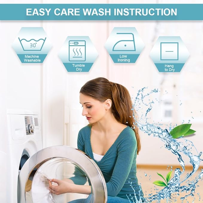 RYB HOME Blackout Curtains for Bathroom - Image 8