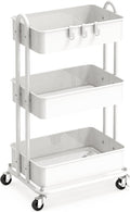 Simple Houseware 3-Tier Heavy Duty Metal Utility Rolling Cart by SimpleHouseware