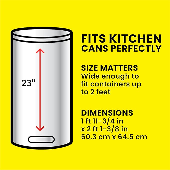 Glad ForceFlex Tall Kitchen Trash Bags, 13 Gallon, Fresh Clean - Image 7