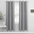 PONY DANCE Sliver Grey Curtains by PONYDANCE