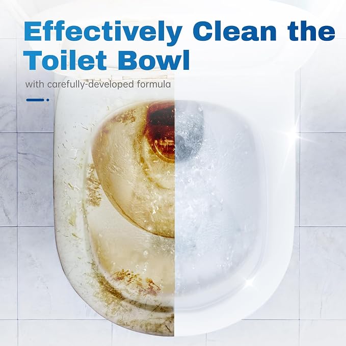 Vacplus Toilet Bowl Cleaner Tablets 12 PACK, Automatic Toilet Bowl Cleaners - Image 3
