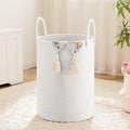 Laundry Basket, Woven Cotton Rope Laundry Hamper, 60L by Artfeel