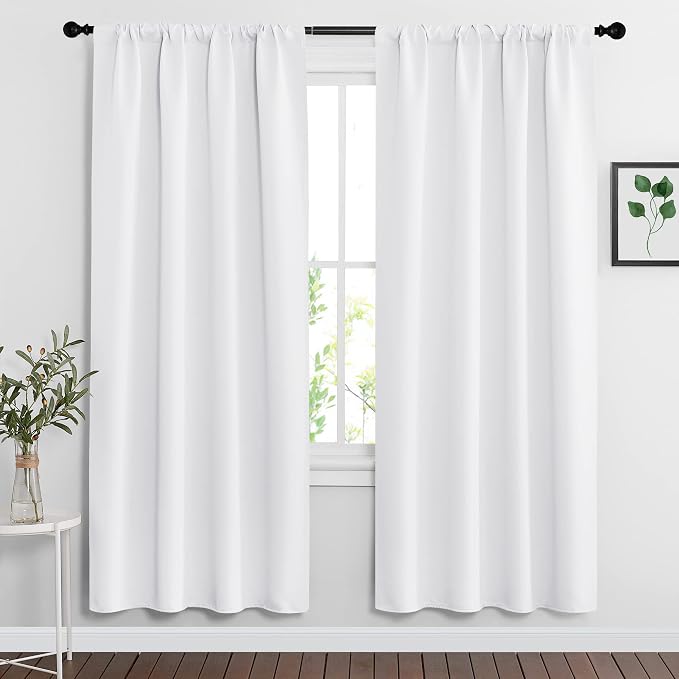 RYB HOME Blackout Curtains for Living Room, Large Window Shades for Bay Window by RYBHOME