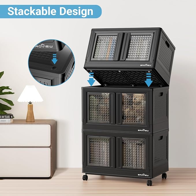 BROVIEW 400 Qt Stackable Storage Bins - Image 8