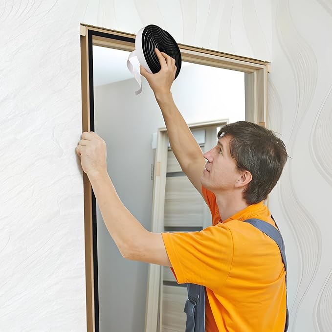 Weather Stripping Door Seal Strip- 1/4 Inch X 1/8 Inch X 26Feet, Strong Adhesive - Image 7