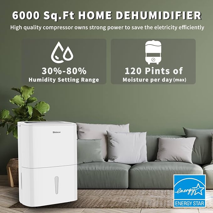 120 Pints Energy Star Dehumidifier - Image 3