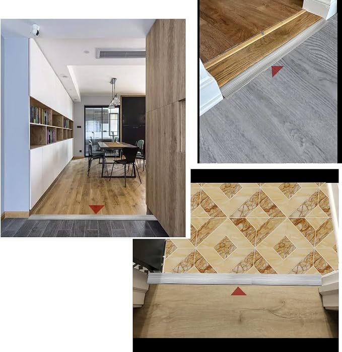 Floor Transition Strip & Self Adhesive Floor Vinyl Floor Edge Trim Laminate - Image 5