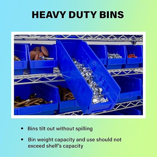 Akro-Mils 30120 Plastic Shelf Bins, Heavy Duty Storage Bins - Image 4
