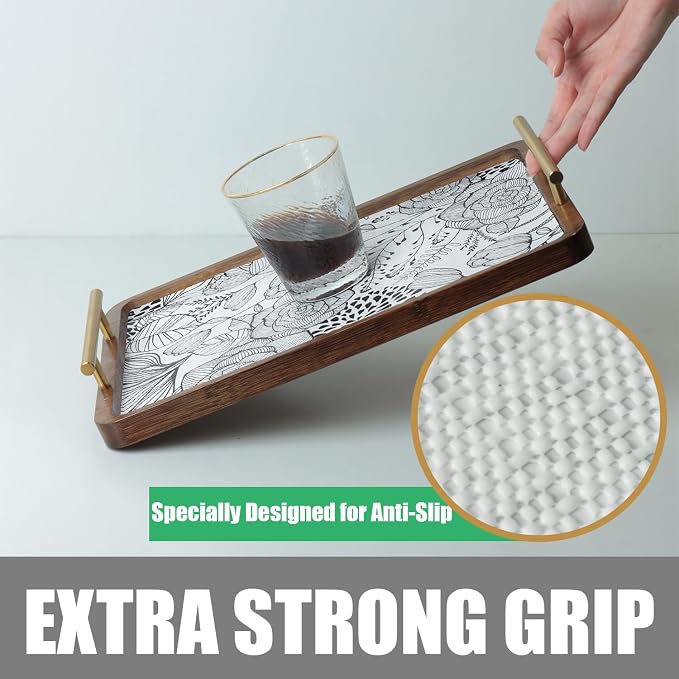 Shelf and Drawer Liner for Kitchen Cabinets, Non-Adhesive and Strong Non-Slip - Image 6