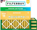 Filterbuy 25x25x2 Air Filter MERV 11 Allergen Defense Replacement, by Filterbuy