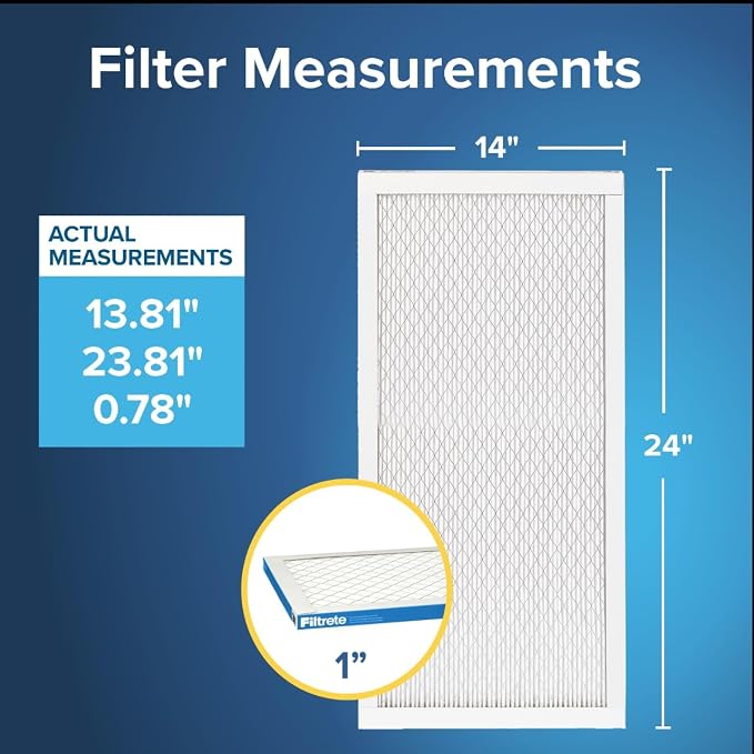 Filtrete 14x24x1 AC Furnace Air Filter, MERV 13, MPR 1900, Premium Allergen - Image 3