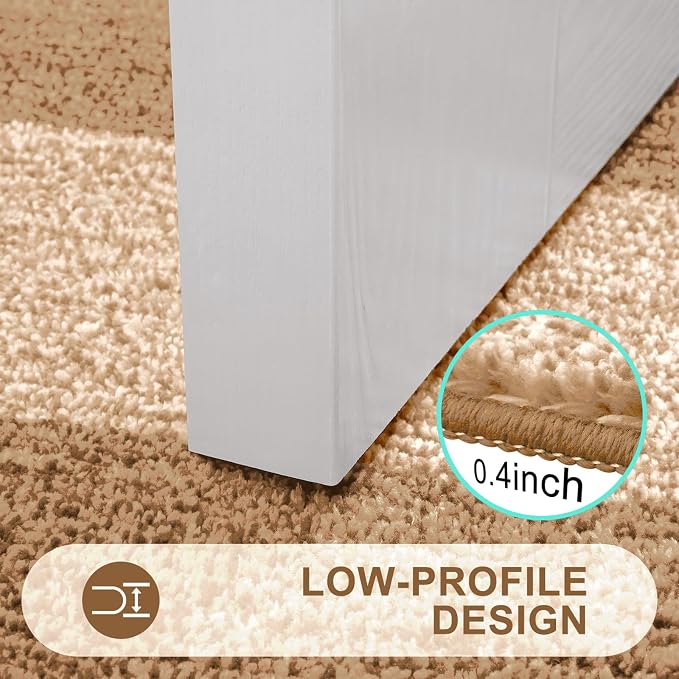 Kitinjoy Indoor Outdoor Door Mat, 40x32 Non-Slip Absorbent Dirt Trapper - Image 4