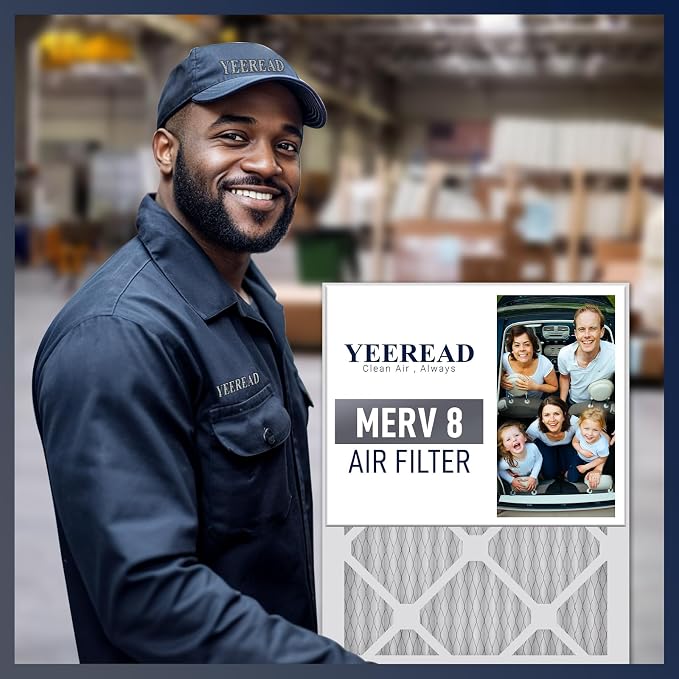 10x20x1 MERV 8 Air Filters 6-Pack, Actual Size 9.7" x 19.7" x 0.75" – Compatible - Image 7