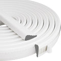 Wedge-Shape Window Weather Stripping Door Frame Seal Strip 118” White, Upgrade by KNEELISA