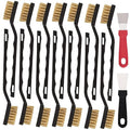 48 Pcs Mini Brass Brush Set, Brass Scratch Brush by Unknown