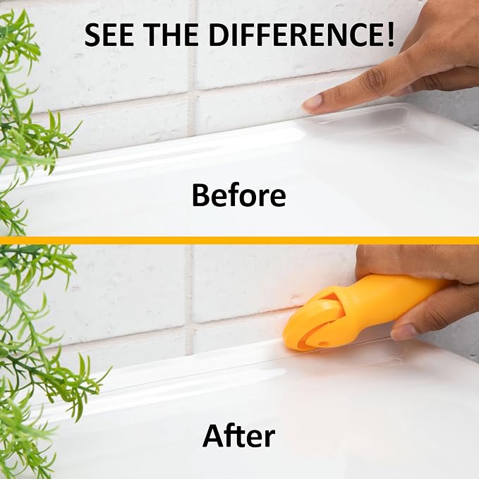 InstaTrim New & Improved Self-Adhesive Caulk Trim, 1/2" x 10', Water Resistant - Image 8