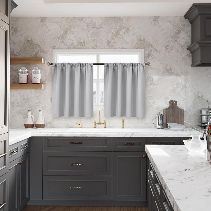 BGment Small Window Curtains 30 Inches Length - Image 5