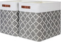 DULLEMELO Storage Baskets Large 17"x12"x15" Foldable Rectangular Storage Bins by DULLEMELO