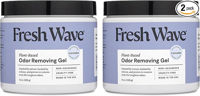 Fresh Wave Lavender Odor Removing Gel, 15 oz., Natural Plant-Based Odor by FreshWave