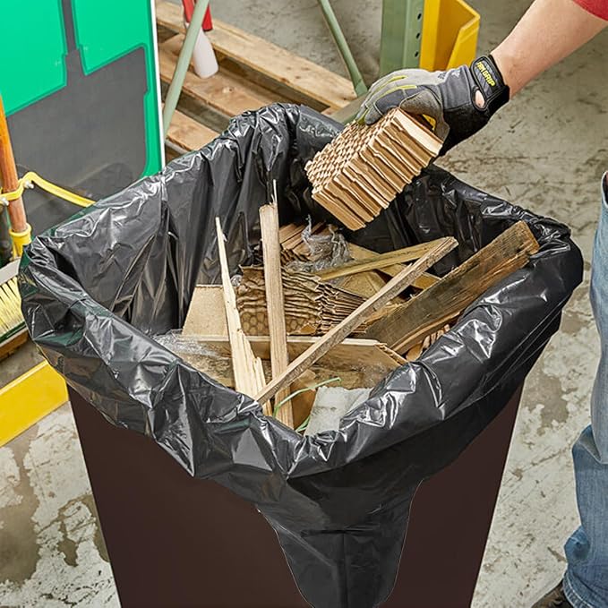 Contractor Heavy Duty Trash Bags 55 Gallon | 10 Count | 2 MIL | 36" X 56" | - Image 5