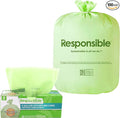 Responsible Products Kitchen Bin Liners, Certified Compostable, Heavy Duty by ResponsibleProducts%C2%AE