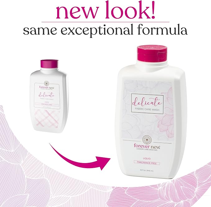 Forever New 32oz Liquid Unscented Fabric Care Wash 2 Pack Natural Laundry - Image 2