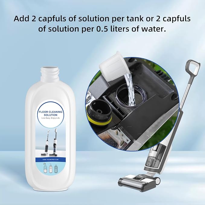 5 Bottles Compatible with Tineco Cleaning Solution 500ml Per Bottle Lavender - Image 9