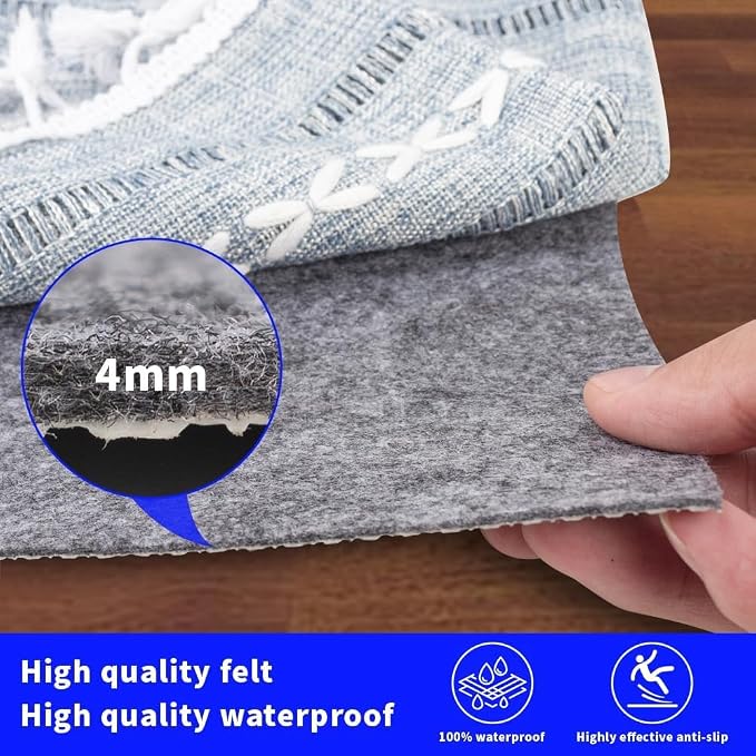 100% Waterproof Non-Slip Rug Pad 2x3 - Image 6