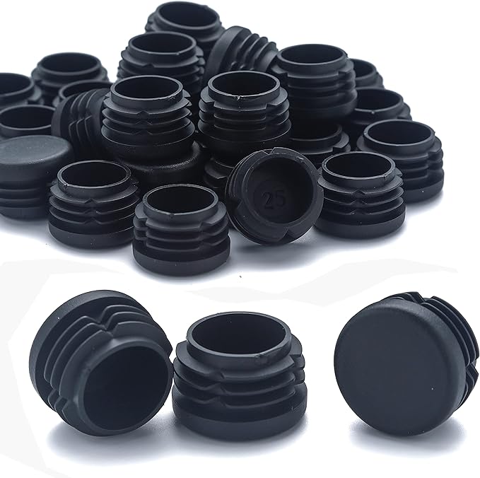 Furnigear Plastic Plugs Tubing End Caps Chair End Caps 11/16" Outside Bottom by Furnigear