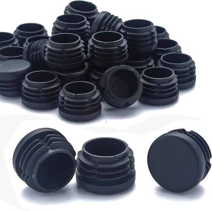 Furnigear Plastic Plugs Tubing End Caps Chair End Caps 1 1/4" Outside Bottom by Furnigear