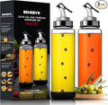 Olive Oil Dispenser Bottle for Kitchen Shatterproof Glass Bottle by Benebyr