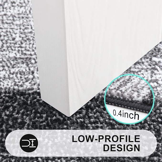 Kitinjoy Indoor Outdoor Door Mat, 48x30 Non-Slip Absorbent Dirt Trapper - Image 4