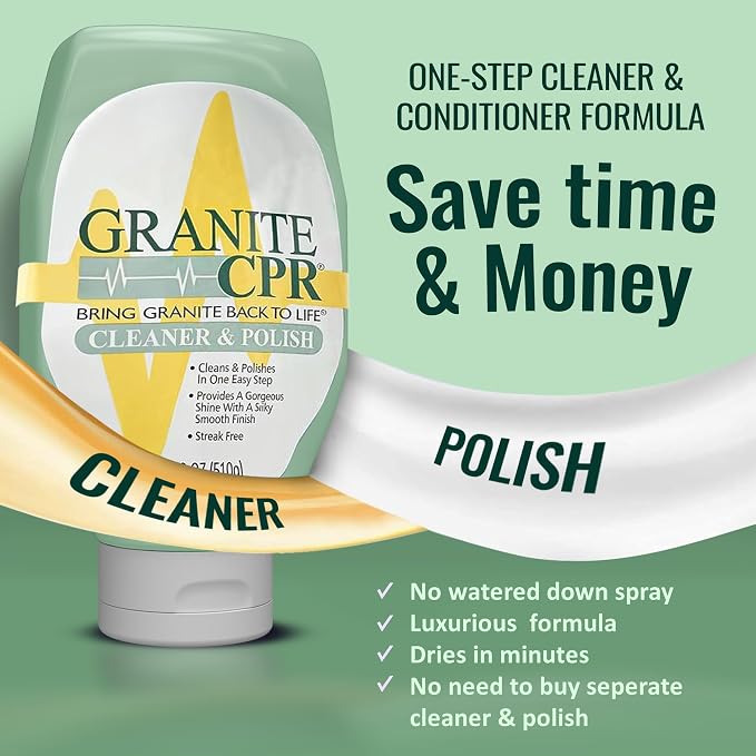 CPR Granite Cleaner Can Be Used Daily On Granite, Quartz & Corian. Leaves A - Image 7